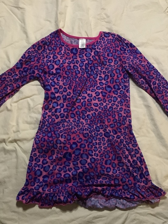 Komar Kids Other - Komar Kids Purple, Pink and Blue Leopard Print Nightgown